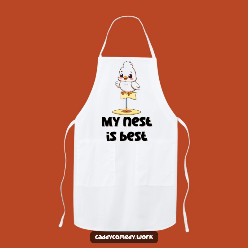 Funny Bird Golfer Apron - Hilarious Kitchen Wear for Chefs that Love Birds!