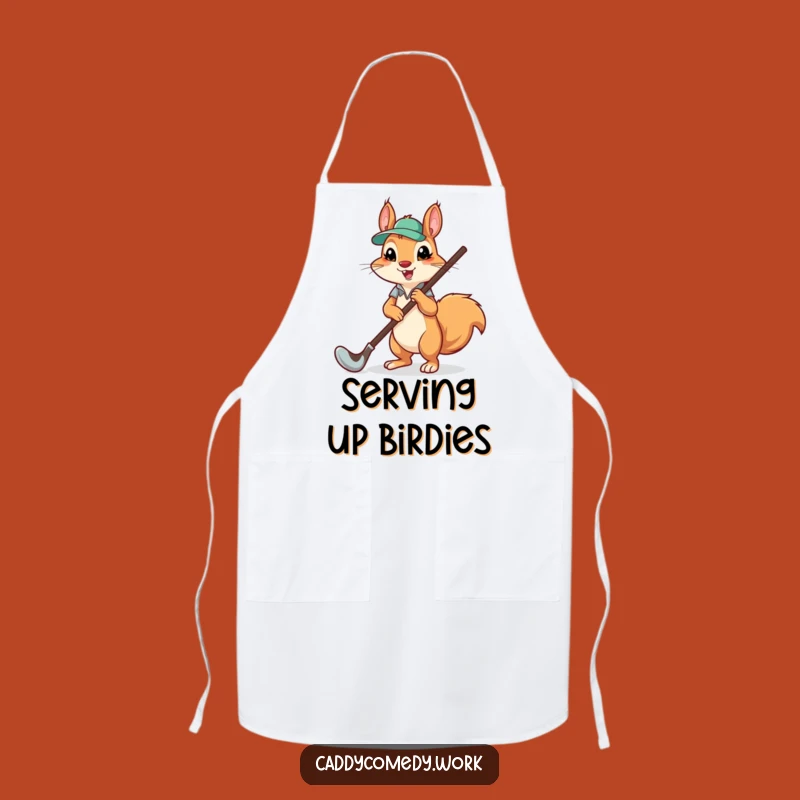Funny Squirrel Chef Apron - Hilarious Kitchen Golf Buddy