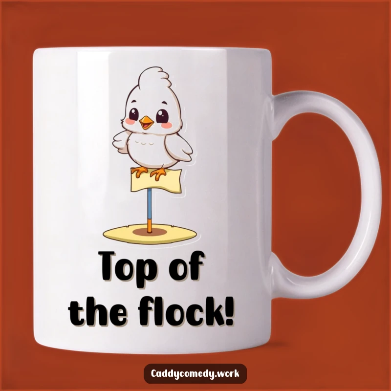 Funny Bird Golfer Mug - A Cheerful Gift for Golfers Who Love Birds and Humor!