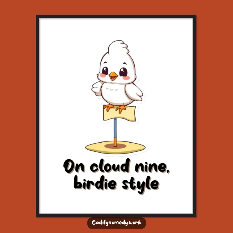 Free Printable Golf Birdie Wall Art - Hilarious Downloadable Decor for Golf Fans