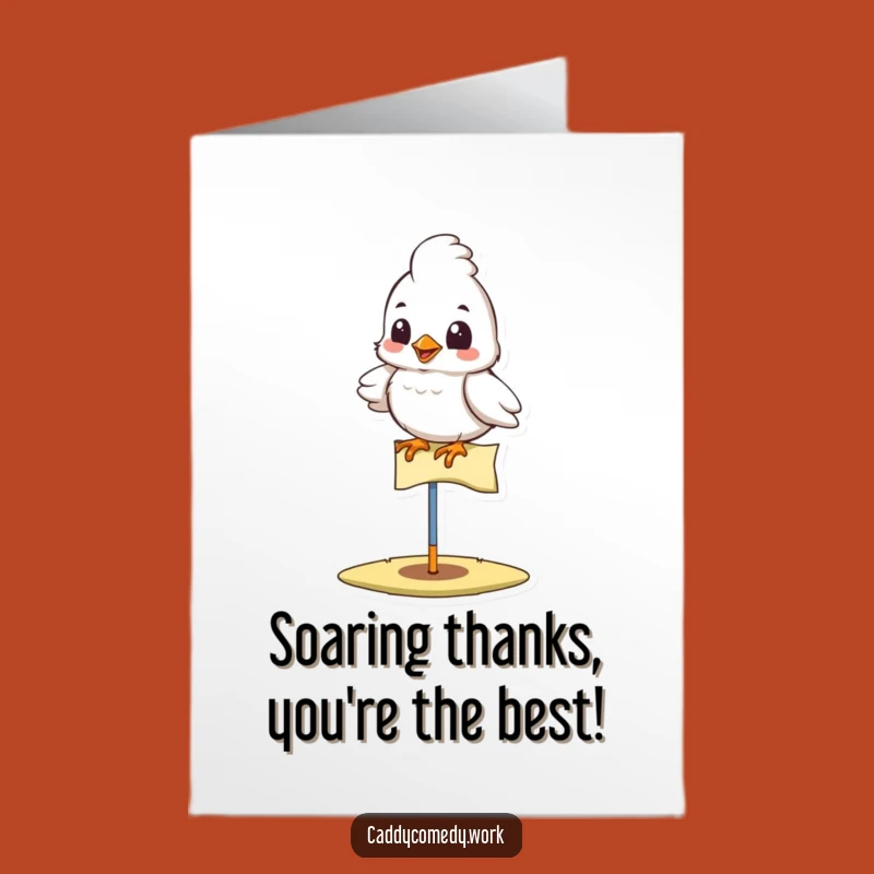 Free Printable Golf Birdie Thank You Card - Funny Downloadable for Golf Thanks